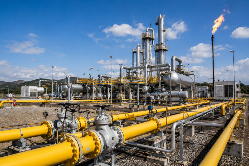 Planta de procesamiento de gas natural